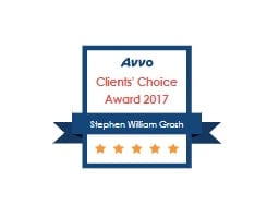 Avvo Clients' Choice Award 2017 badge